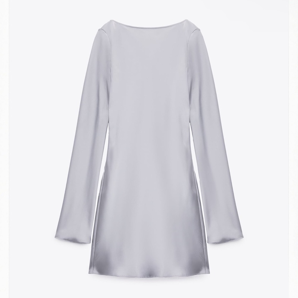 Zara long sleeve mini dress